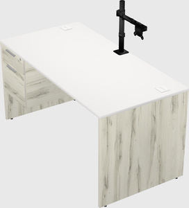 Rectangular desk