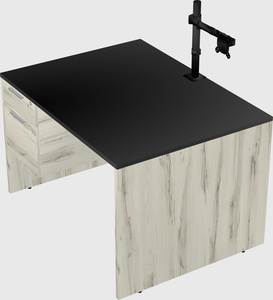 Rectangular desk