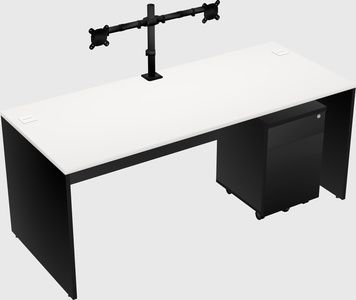 Rectangular desk