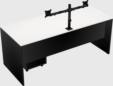 Rectangular desk