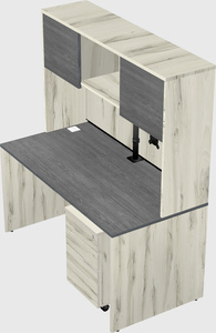 Rectangular desk