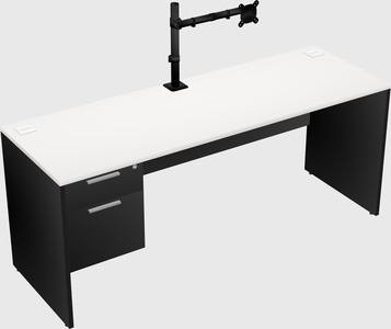 Rectangular desk