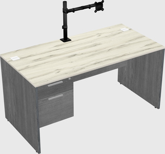 Rectangular desk