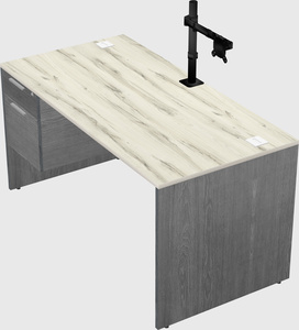 Rectangular desk