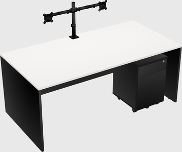 Rectangular desk
