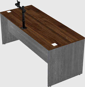 Rectangular desk