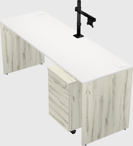 Rectangular desk