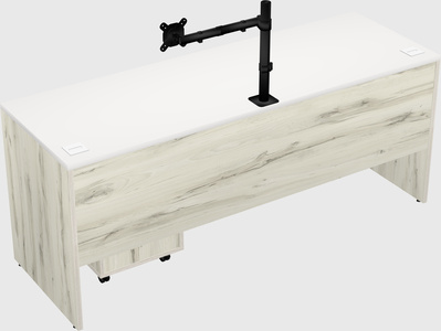 Rectangular desk