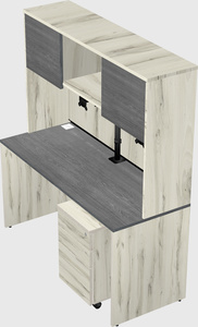 Rectangular desk
