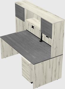 Rectangular desk