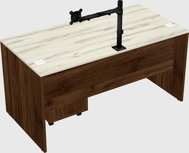 Rectangular desk
