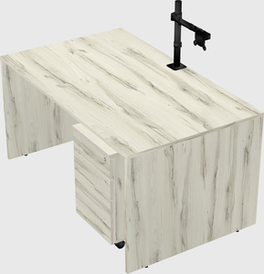 Rectangular desk