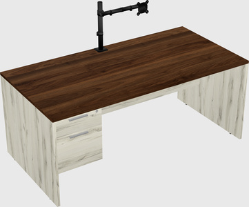 Rectangular desk