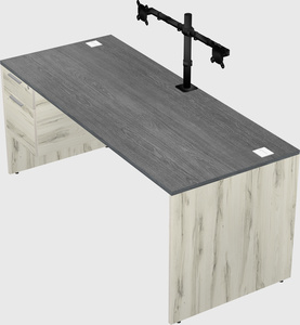 Rectangular desk