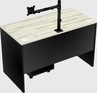 Rectangular desk