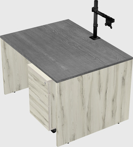 Rectangular desk