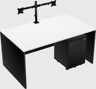 Rectangular desk