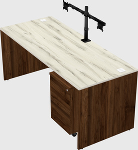 Rectangular desk