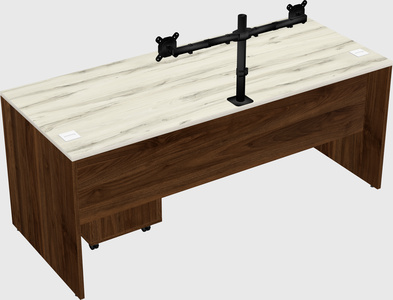 Rectangular desk