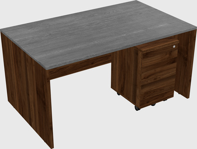 Rectangular desk
