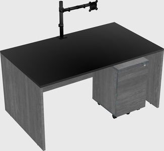 Rectangular desk