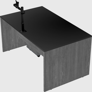 Rectangular desk