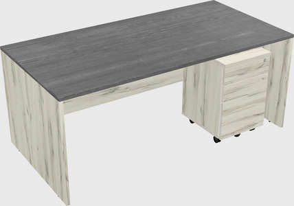 Rectangular desk