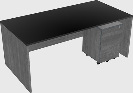 Rectangular desk