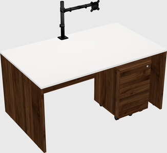 Rectangular desk