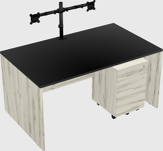 Rectangular desk