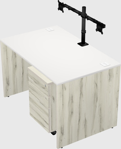 Rectangular desk