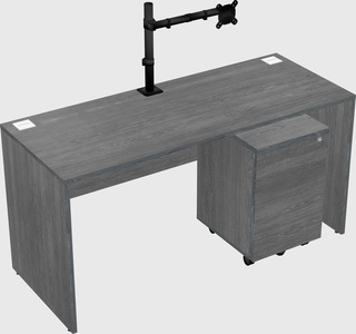 Rectangular desk