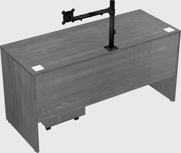 Rectangular desk