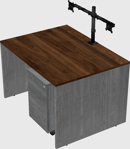 Rectangular desk