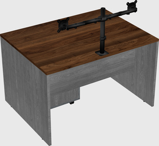 Rectangular desk