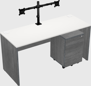 Rectangular desk