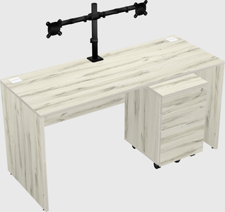 Rectangular desk