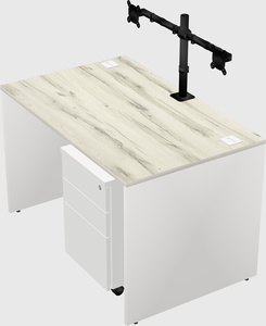 Rectangular desk