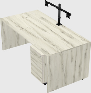 Rectangular desk
