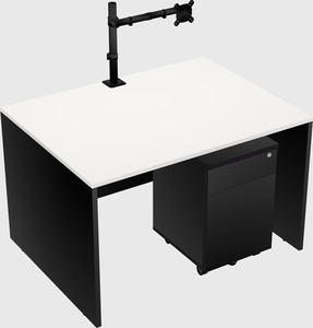 Rectangular desk