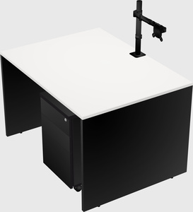 Rectangular desk