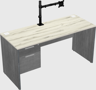 Rectangular desk