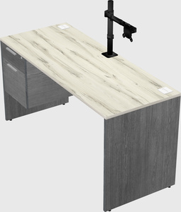Rectangular desk