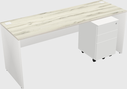 Rectangular desk