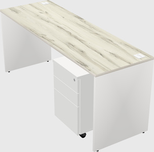 Rectangular desk