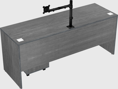 Rectangular desk