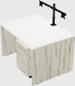 Rectangular desk
