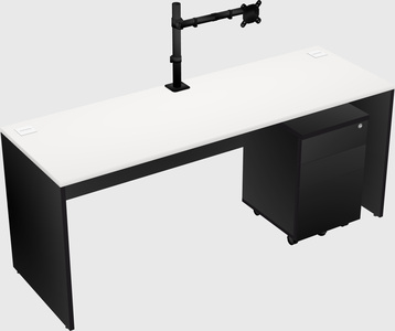 Rectangular desk