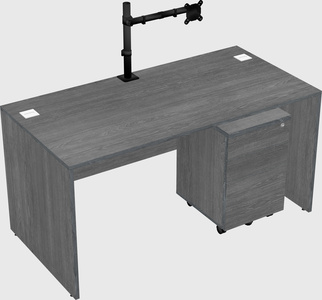 Rectangular desk