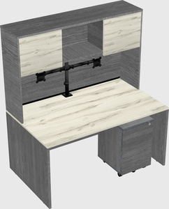 Rectangular desk
